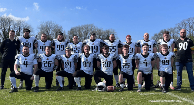 The Louth Mavericks prior to their game with the Antrim Jets