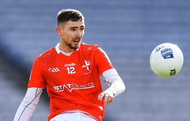 Ciarán Downey during the Allianz Football League Division 3 Final match between Louth and Limerick at Croke Park. (Photo: Piaras Ó Mídheach/Sportsfile)