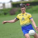 St Mochtas Declan Byrne grabbed four points in his side's victory over Ardee St Marys. (Pic: Arthur Kinahan)