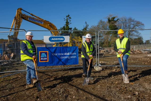 Turning of the sod on the new Aldi site in Ardee