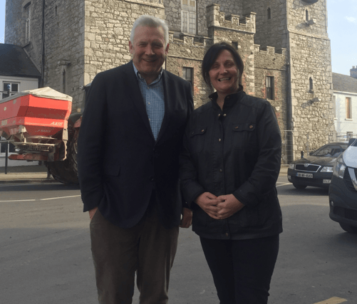 Fergus O’Dowd TD and Councillor Dolores Minogue