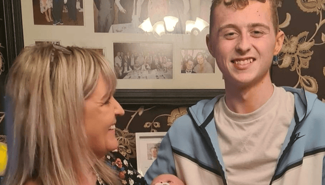 Stephen and his mother Jean