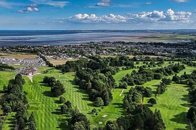 A birds eye view of Dundalk Golf Club. (Credit: Dundalk Golf Club Twitter)
