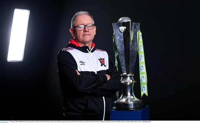 Dundalk First team manager Dave Mackey at the Launch of SSE Airtricity League. (Pic: Sportsfile)