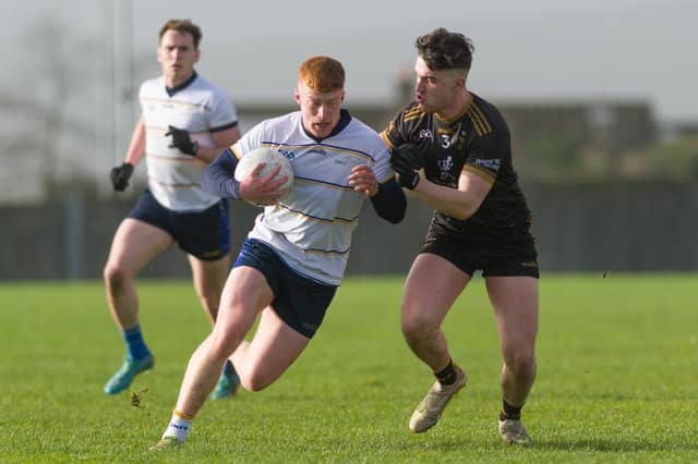 DKIT in action here in their semi-final win over TUS Midwest. (Pic: DKIT GAA club facebook)