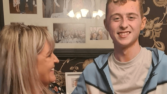 Stephen and his mother Jean