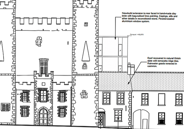 Council Sketches for works on Ardee Castle