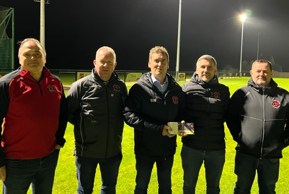 Bellurgan Utd FC Committee Members at the recent Fundraising Draw Launch