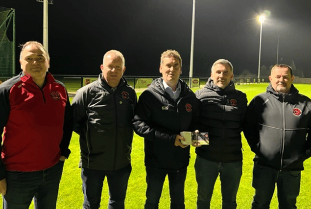 Bellurgan Utd FC Committee Members at the recent Fundraising Draw Launch