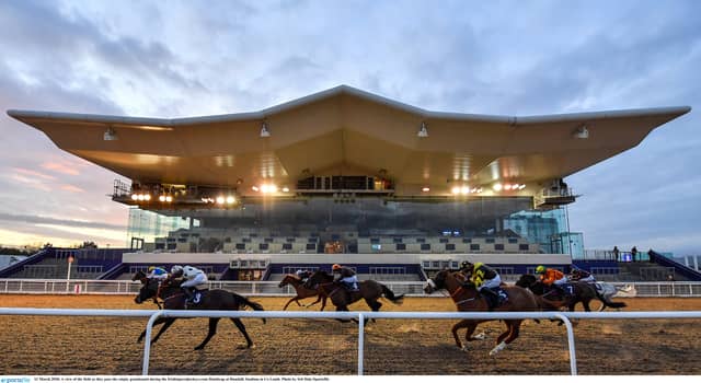 A view of the grandstand at Dundalk Stadium. (Pic: Sportsfile)