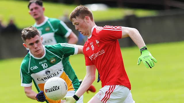 Glen Emmet's Keelan O'Neill during his time with the Louth Minors. (Photo: Arthur Kinahan)