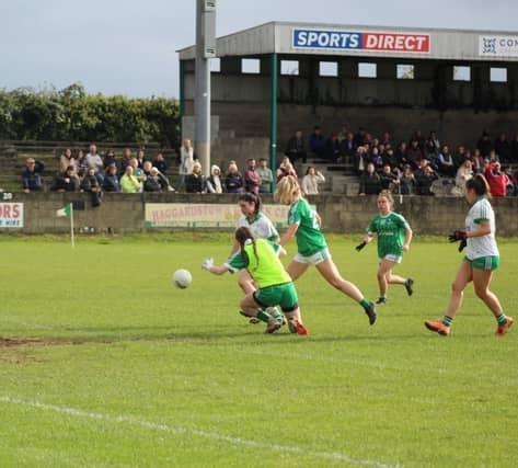 An action shot from the riveting tie between the Geraldines and St Pats. (Pic: Craic a Smile Photography)