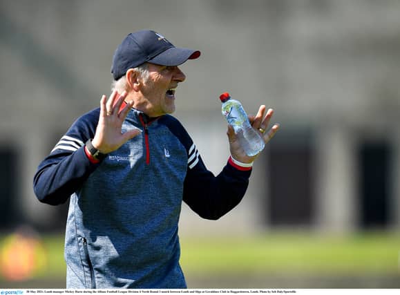 Louth manager Mickey Harte is expecting a huge challenge from Offaly, who will play Division Two football next year. Pic:Photo by Seb Daly/Sportsfile