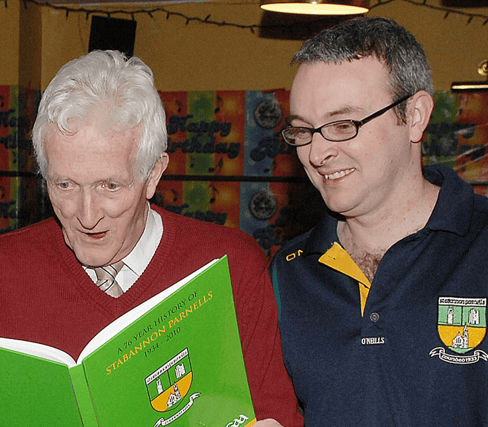 Patsy and Pat Lynch, Stabannon Parnells. (Pic: Arthur Kinahan)