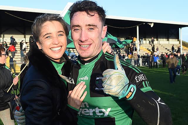I particularly remember the buzz at training in the Marist. We would have north of 40 lads training and all chomping at the bit to make the starting team. Our internal games leading up to the final weren’t for the faint-hearted and I particularly remember the great Mickey McCabe (RIP) and Mick Friel coming to blows in the middle of the field. They were that up for the final. That kind of summed how much we wanted to win that game. The two lads shook hands after the training session, and then went out and played stormers in St. Brigid’s Park. I don’t think Cooley were expecting the intensity which we brought to the match.