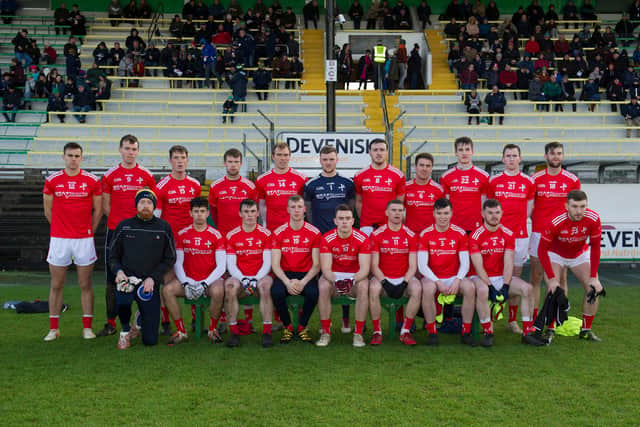 Dundalk Gaels’ Oisín Murray looked physically at home in The Reds’ backline, showing shrewdness in possession while never being found displaced defensively. On one particular occasion during the second half he cut out a ball which was destined to fall into a Meath attacker’s hands a matter of metres from goal.