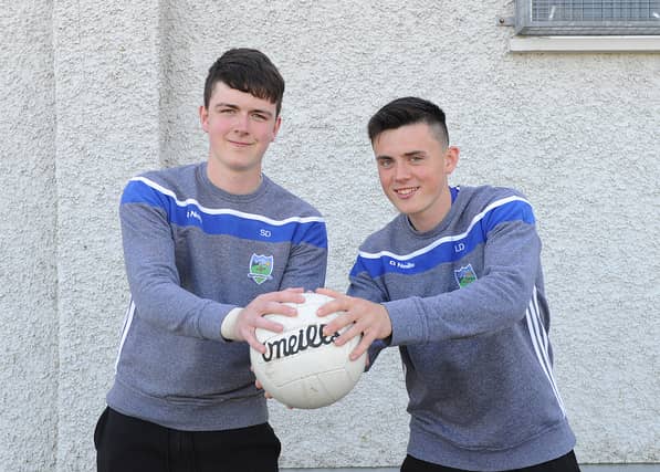 Seán and Liam Dawe will take to the field for Roche Emmets in Sunday's Anglo Printers JFC final against Glyde Rangers. (Pic: Arthur Kinahan)