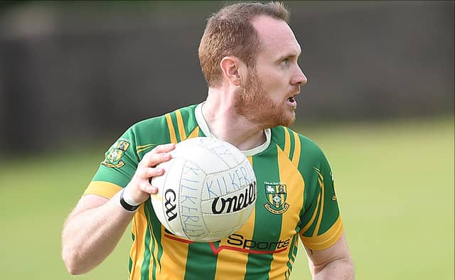Clan na Gael's Stephen Fitzpatrick will be up against Naomh Máirtín on the Ecco Road on Friday night. (Pic: Arthur Kinahan)