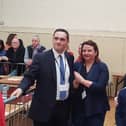 Louth Independent Cllr Kevin Callan (left) nominates Fianna Fáil candidate to fill vacant seat