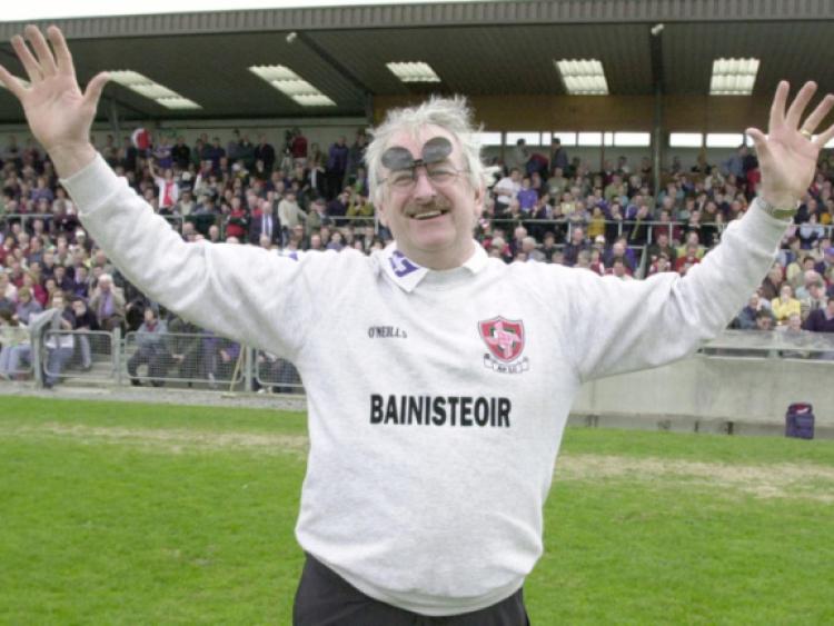 Paddy Clarke during his days as Louth manager. (Pic: Arthur Kinahan)