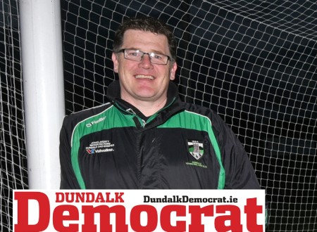 Adrian O'Donoghue, Dundalk Young Irelands manager. (Pic: Ciarán Culligan)