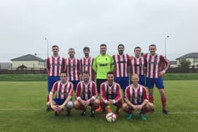 Bay FC before Sunday's game with Chord Celtic.