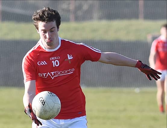 Louth's Eoghan Lafferty. (Pic: Arthur Kinahan)