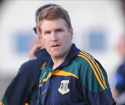 Ollie McDonnell managing St. Joseph's in 2014. (Pic: Arthur Kinahan)