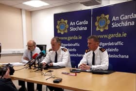 The briefing room at Dundalk Garda Station