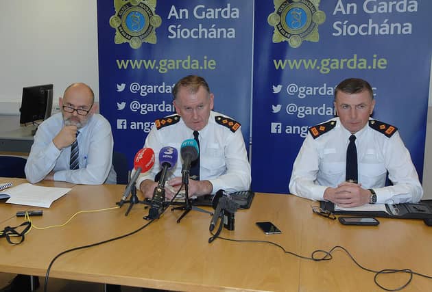 The suspected murder briefing at Dundalk Garda Station