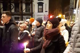 The candle-lit vigil held in Dundalk for Yosuke Sasaki