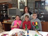 Lynne Rice from Kilkerley with her children Kate (11), James, aged eight, and Liam, aged six