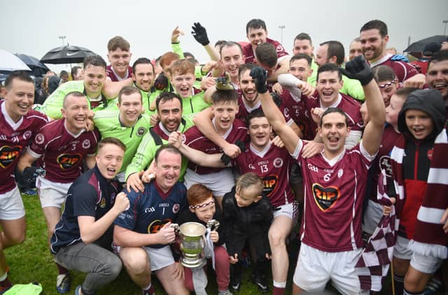 O'Connell's celebrate their win. (Pic: Ciarán Culligan