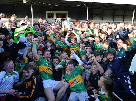 Sean O'Mahony's, Louth SFC champions 2016. Picture: Arthur Kinahan