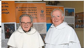 Fr Gabriel Harty OP and Fr Gus Champion Prior at St Malachy's Dundalk.