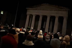 The candle-lit vigil held in Dundalk for Yosuke Sasaki