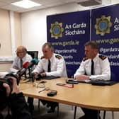 L-R: Det Insp Pat Marry, Chief Supt Christy Mangan and Det Insp Gerard Curley