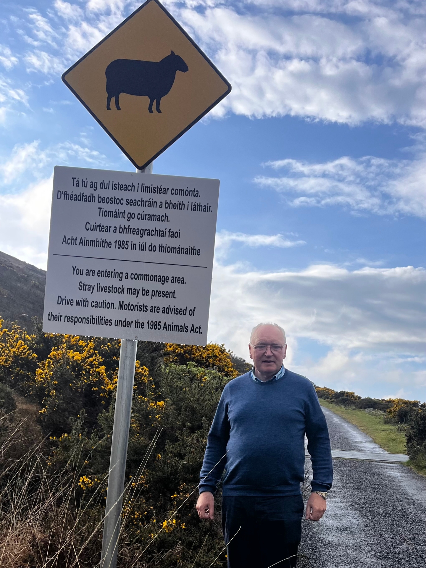 Warning signs installed on commonage roads in north Louth