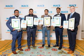 Pictured at the recent MACE Excellence Awards were MACE Blackbull, MACE Omeath, MACE Marshes Upper, MACE St Alphonsus