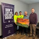 Patricia, Mark and Paul Conlon with Paul Donohoe, Cavan Monaghan Branch of the Irish Kidney Association