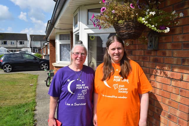 Mother and daughter, and cancer survivors, Patrina Taylor and Anne McLoughlin