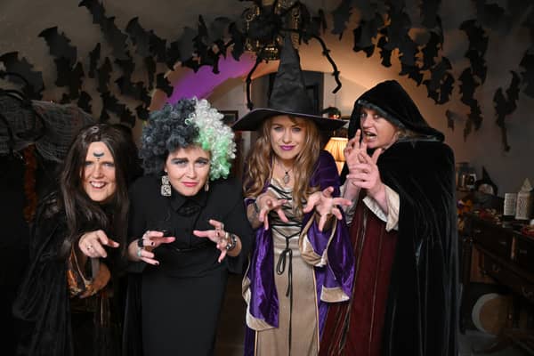 The witches at Hatch's Castle Witches Coven at Ardee Ferdia Festival