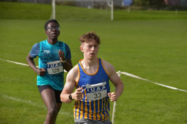 DkIT's Bernard Joyce during the men's 8km race