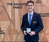 Kian Blanchet was awarded a €24,000 Naughton Foundation Scholarship