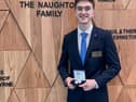 Kian Blanchet was awarded a €24,000 Naughton Foundation Scholarship