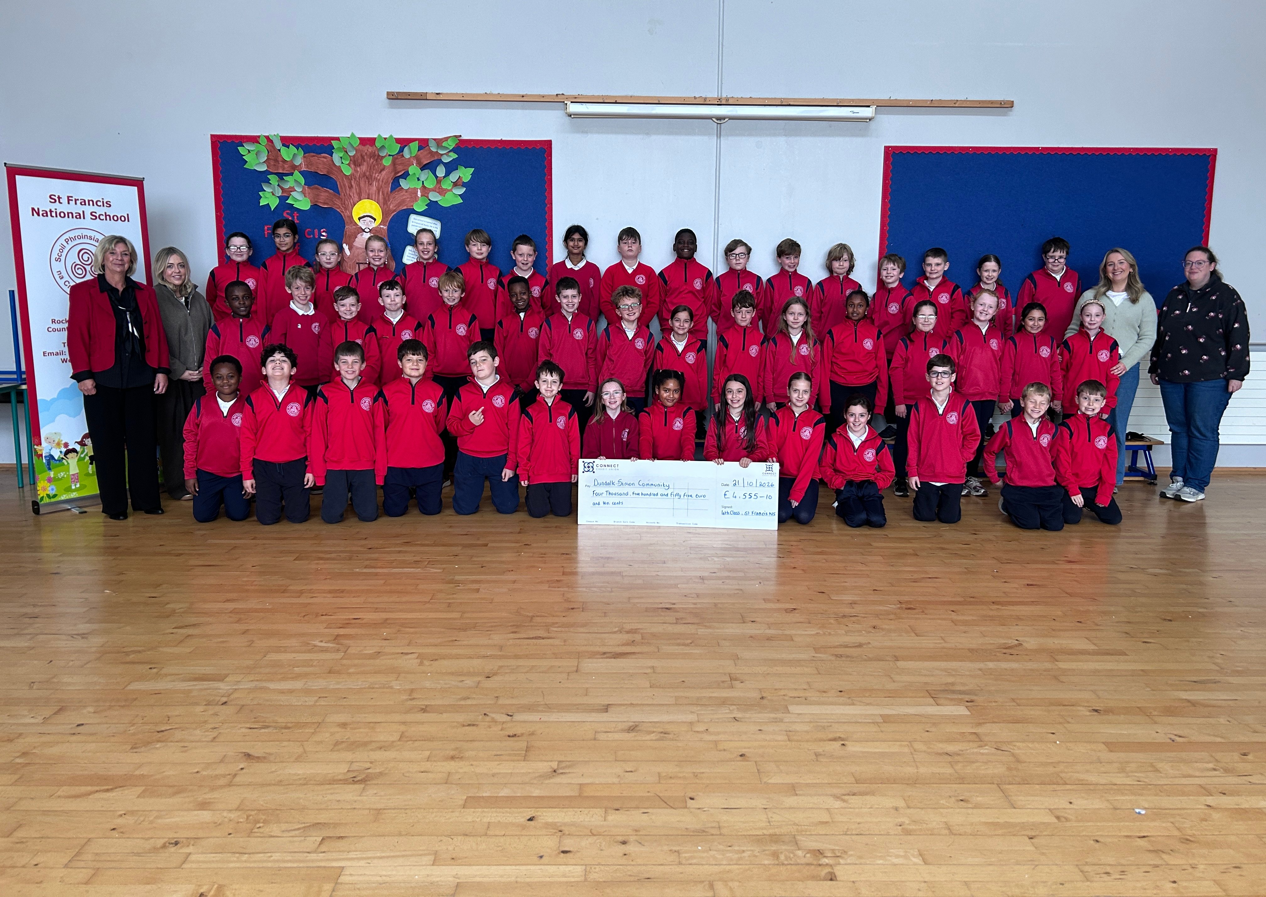 Comunituy St Francis NS raises over €4,500 for Dundalk Simon Community