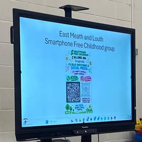 Online safety speaker Mick Moran addressed parents and caregivers at St Mary's Parish Primary School on Tuesday 20 October