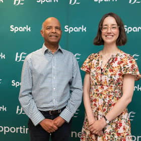 Tiberius Pereira (volunteer member) and Fiona O'Driscoll HSE - both members of the Patient and Service User Council