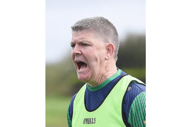 Stabannon Parnells senior football manager Shane Sweeney