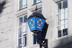 A garda lamppost